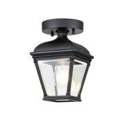 Plafoniera esterna classica Bayview Elstead E27 60W nera
