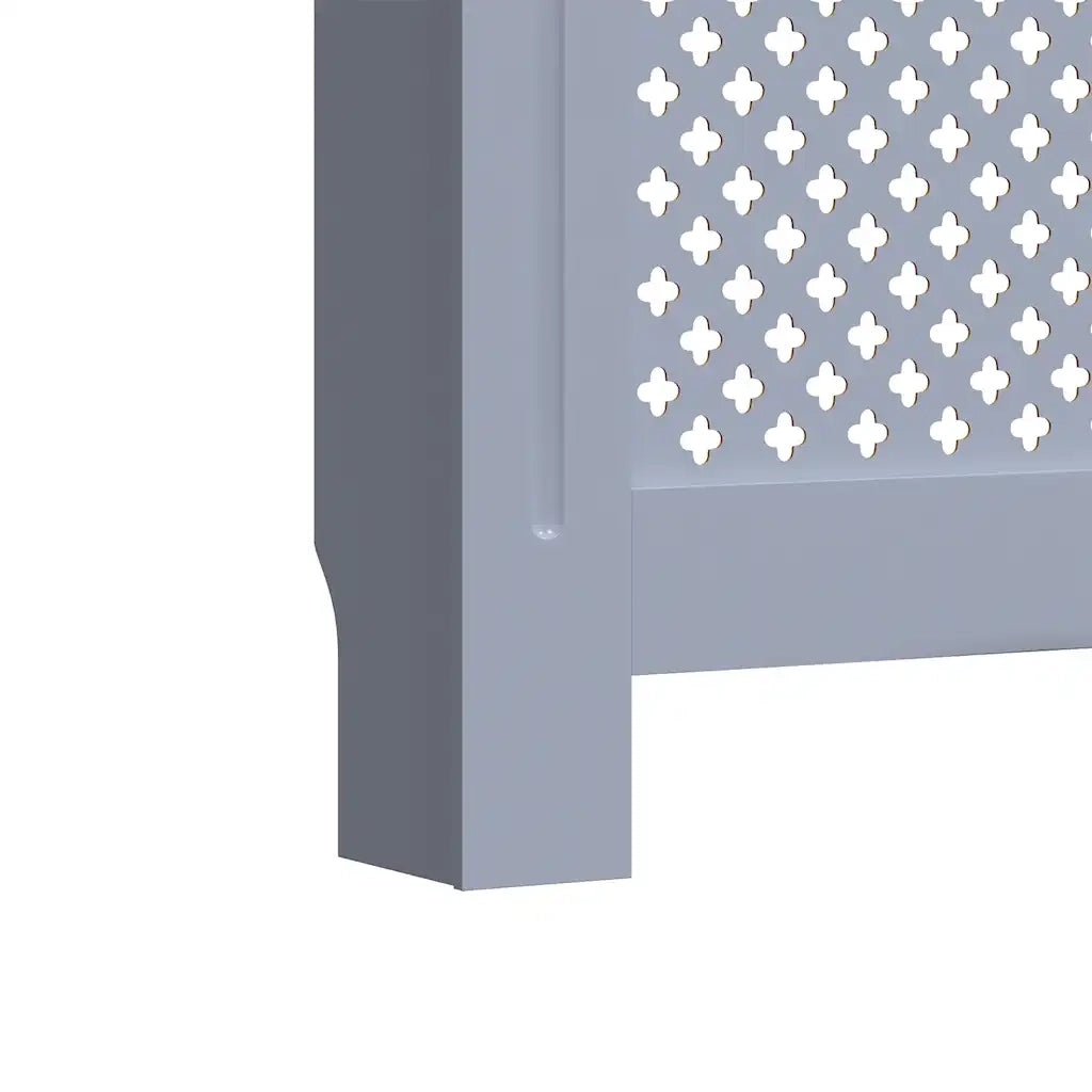 Copertura per Radiatore Antracite 152x19x81 cm in MDF 288194