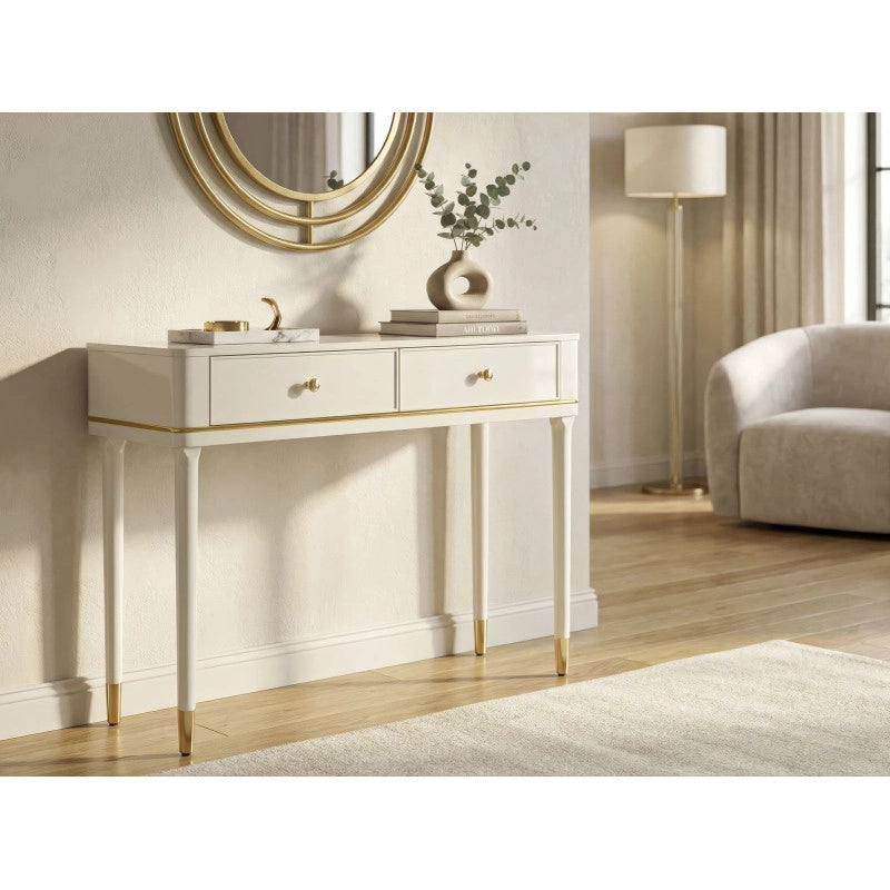 Consolle Camille Bianca cm 101x37x78