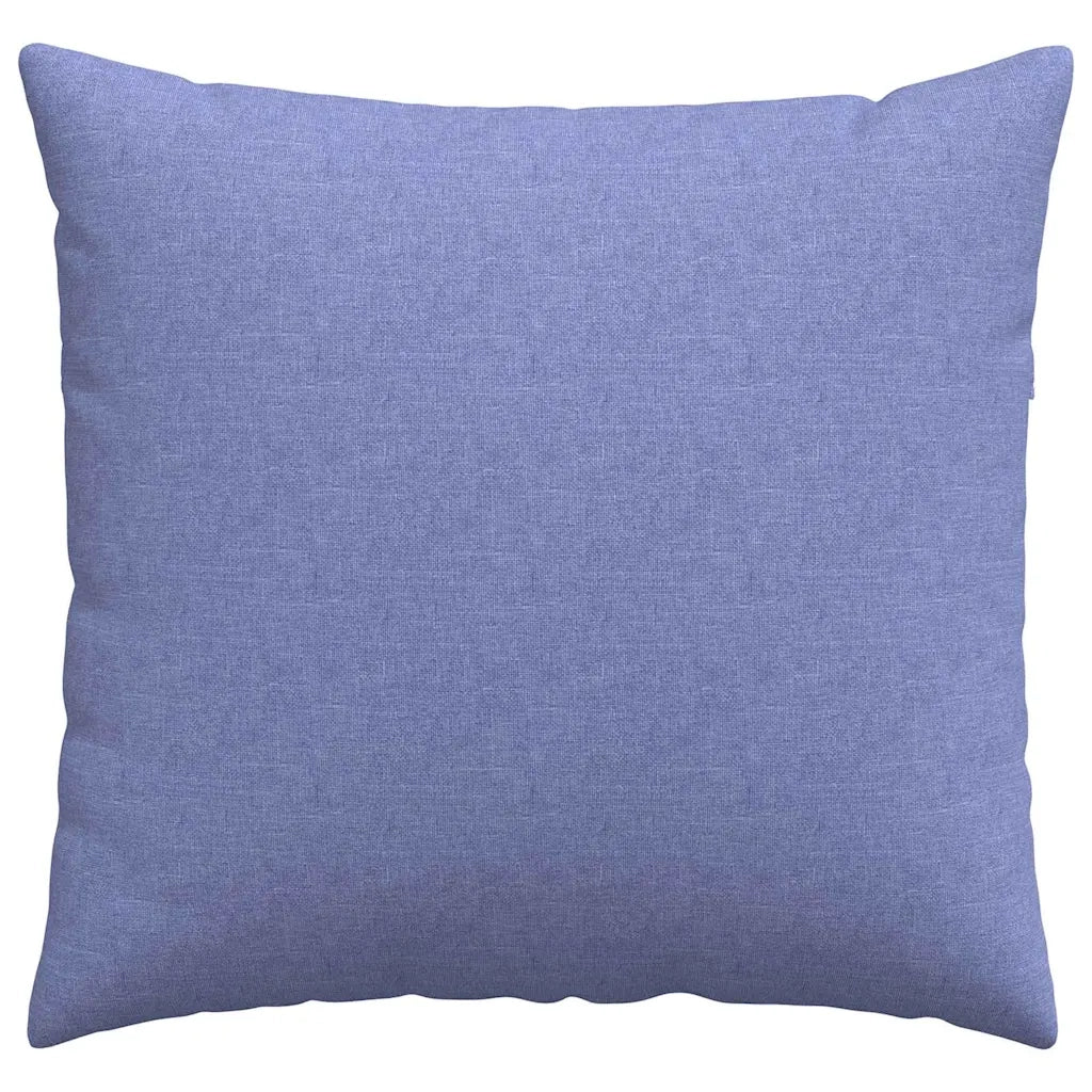 Cuscini da Divano 2 pz-Set di 2 Cuscini per Sofa Blu jeans 45 x 45 cm Tessuto