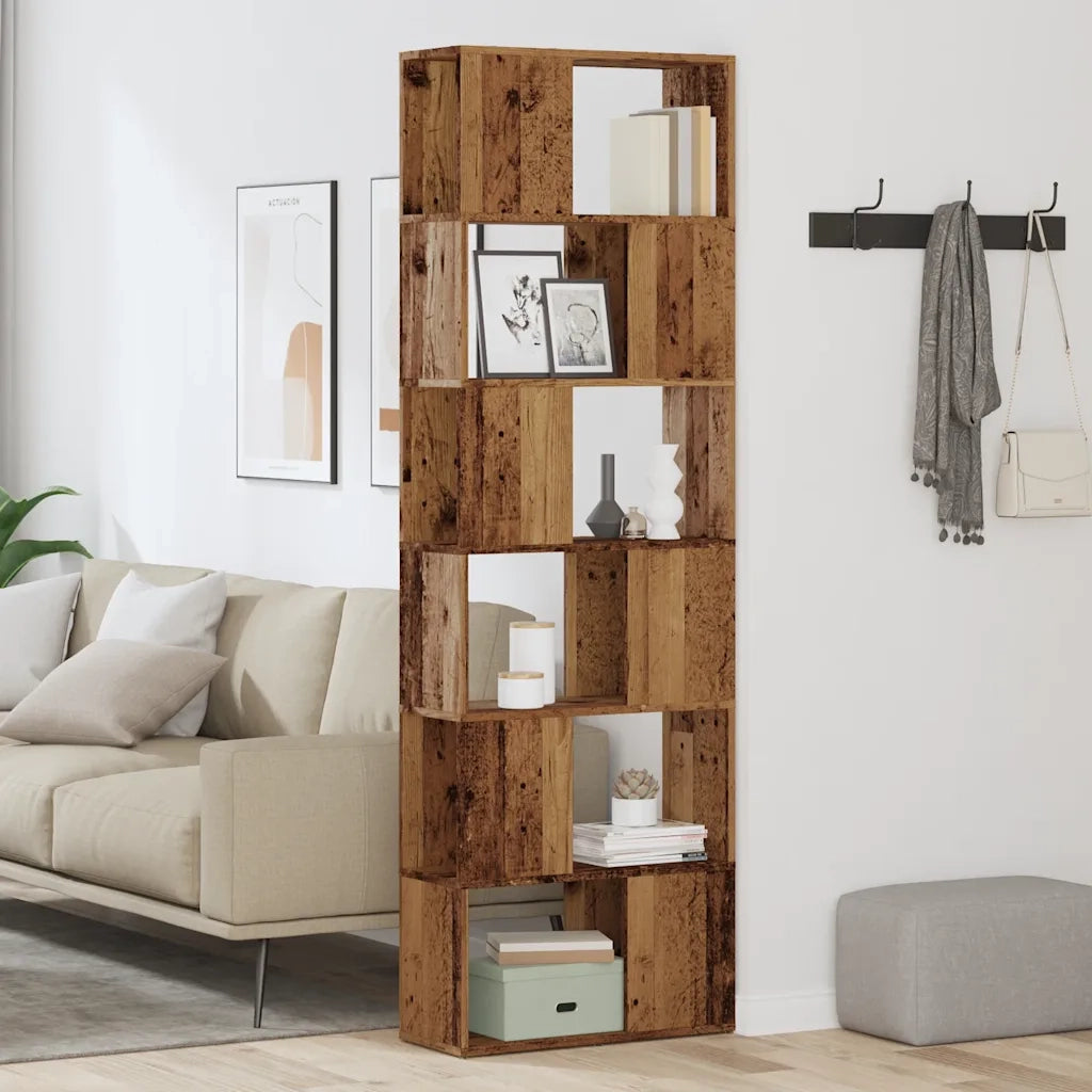 Libreria/Divisorio Stanza Legno Antico 60x24x186 cm 856730