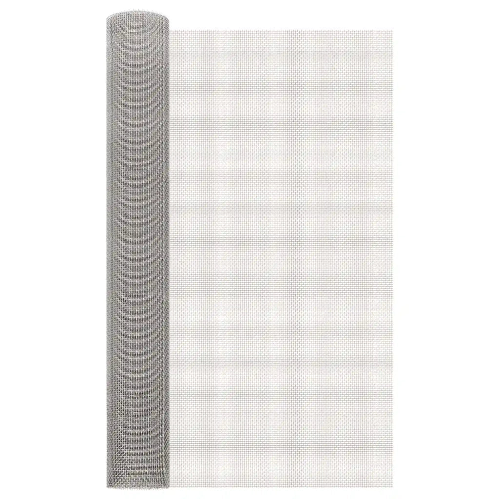 Rete per schermatura 80 x 200 cm 6 Mesh Argento 42039653