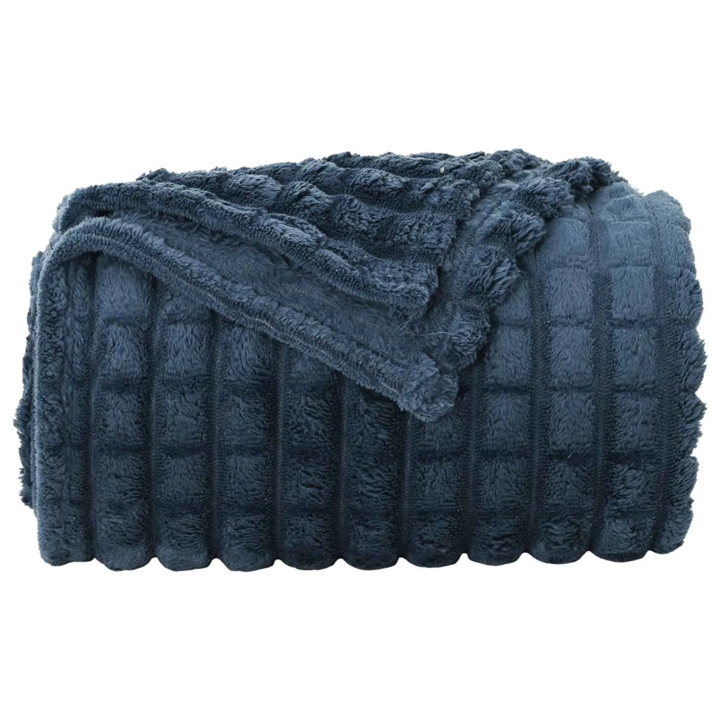 Coperta Blu navy 240 x 220 cm Panno 42016927