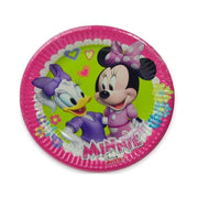 Trade Shop - 8 Pezzi Piatti Usa E Getta Piatto 19.5 Cm Minnie Paperina Disney Land Topolina -