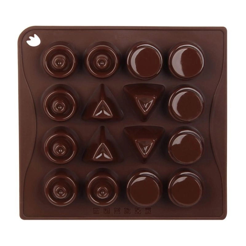 Stampo per bcioccolatini silicone 16 forme