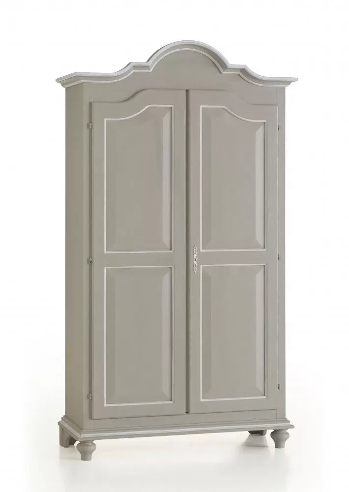 Armadio classico 2 porte legno grezzo 112x46x204 (475) - Mobili 2G