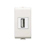 ALIMENTATORE DA INCASSO USB 'EASY' Bianco - EC ELETTROCANALI