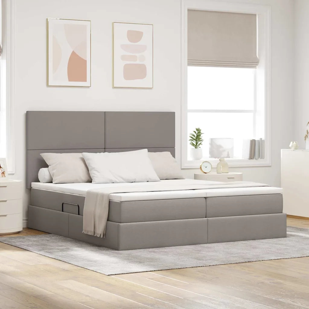 Letto con Contenitore Talpa 180 x 200 cm Pelle Sintetica