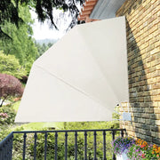 Tenda Laterale per Balcone Pieghevole Crema 210x210 cm 41576