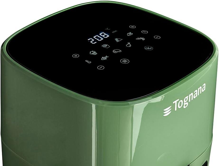 TOGNANA IRIDEA FRIGGITRICE AD ARIA 5,5LT 1400W VERDE