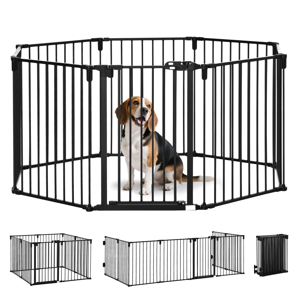 Recinto per bambini e animali ¨C Minimal ¨C Nero 482.5x76 cm