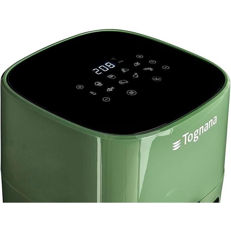 TOGNANA IRIDEA FRIGGITRICE AD ARIA 5,5LT 1400W VERDE