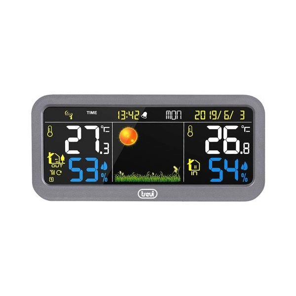 Trevi me 3p20 rc grigio lcd ca/batteria - 0ME3P2010