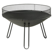 BRACIERE CIRCOLARE IN METALLO CON PROTEZIONE Ã? cm 60 x h.44