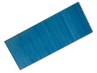 SPATOLE DENTATE SENZA MANICO PER BOSTIK- - mm.120 - 54165 - 12 pezzi AUSONIA