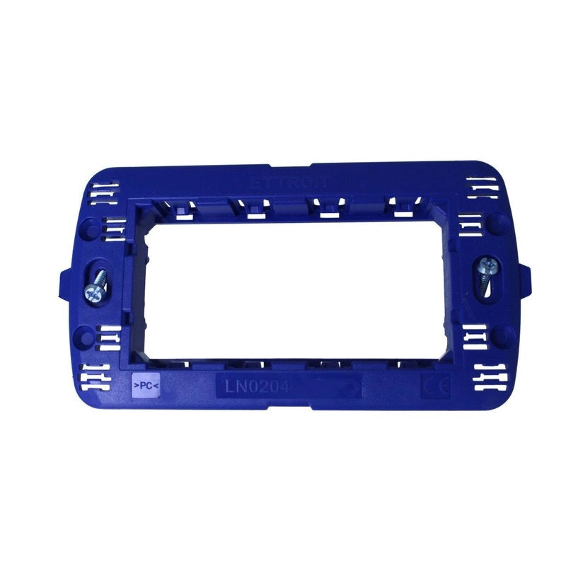 Supporto 4P Serie Space 4 Posti Compatibile Con Bticino Living