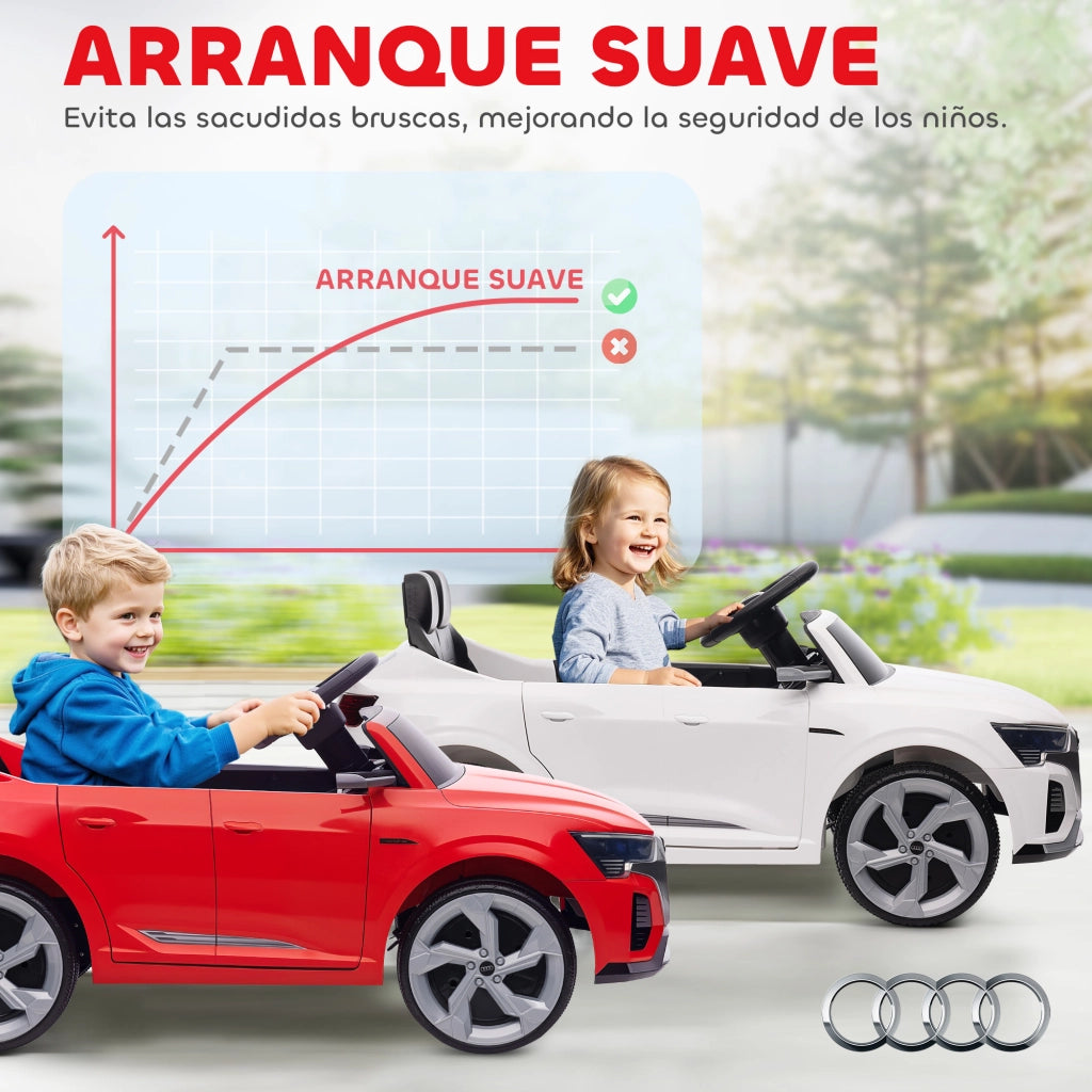 Auto Elettrica per Bambini Audi Q8 e-tron Sportback ¨C Minimal ¨C Rosso