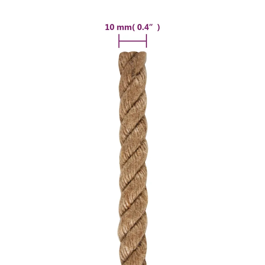 Corda in Juta Lunga 25 m Spessa 10 mm 153748