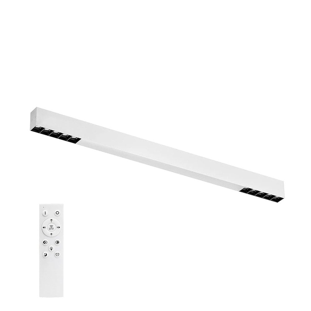 ZMH Lampada da soffitto a LED da 80 cm con telecomando per camera da letto e ufficio