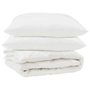 Piumone | Duvet con cuscino 3 pz Bianco Microfibra