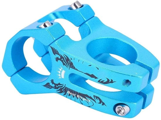 Manubrio per bicicletta - Stabilizzatore - Componente in alluminio - Leggero e duraturo - Blu - Per biciclette - Ideale per gli appassionati di sport