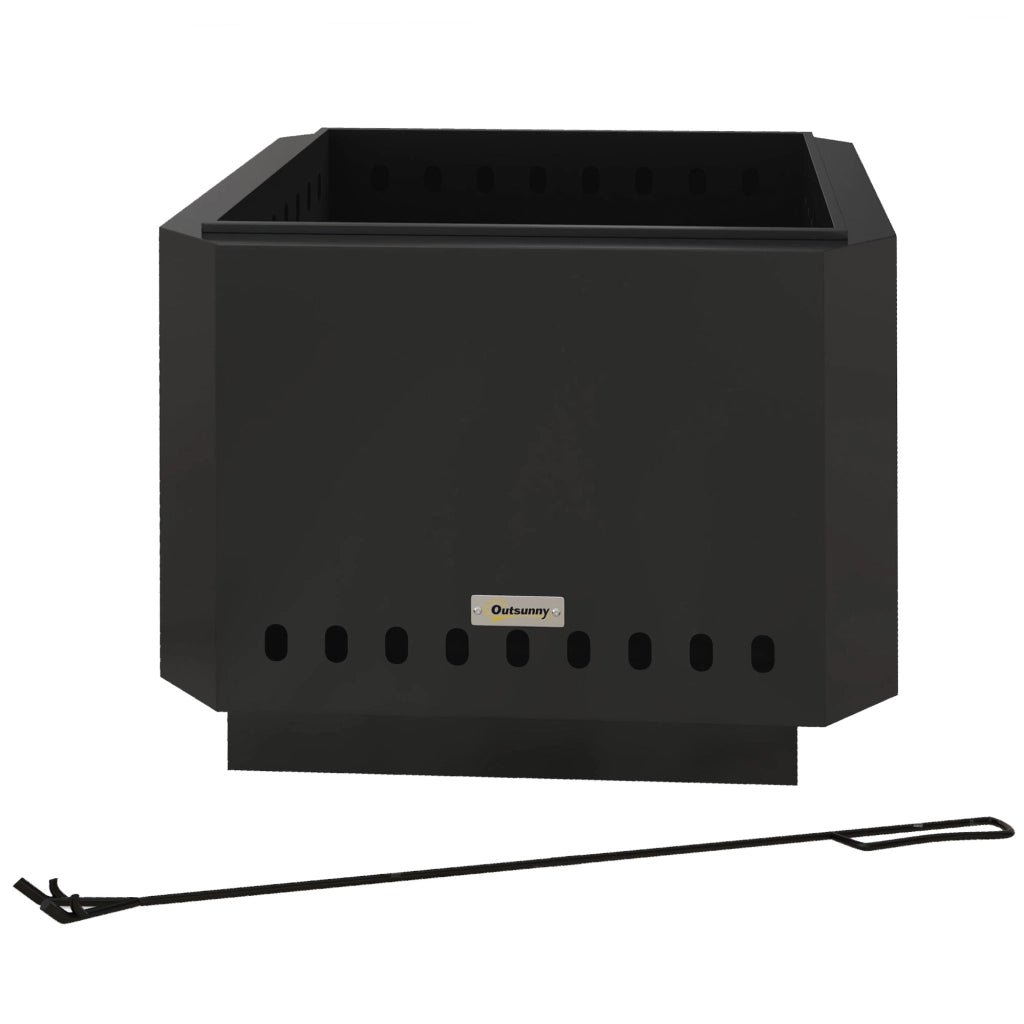 Braciere da giardino ¨C Minimal ¨C 48x48x41 cm nero