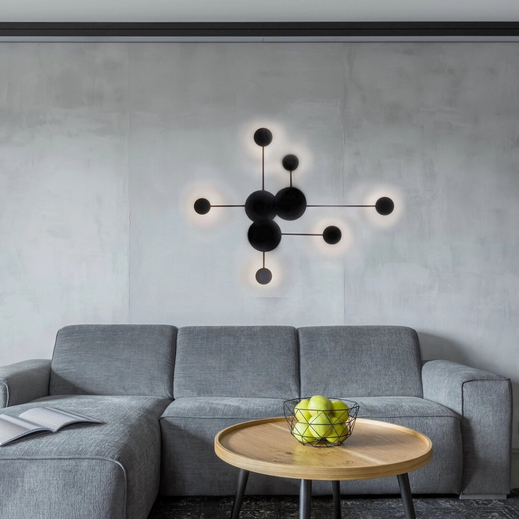 Applique moderna industriale LED 21W nera Amadeo 6260 Rabalux