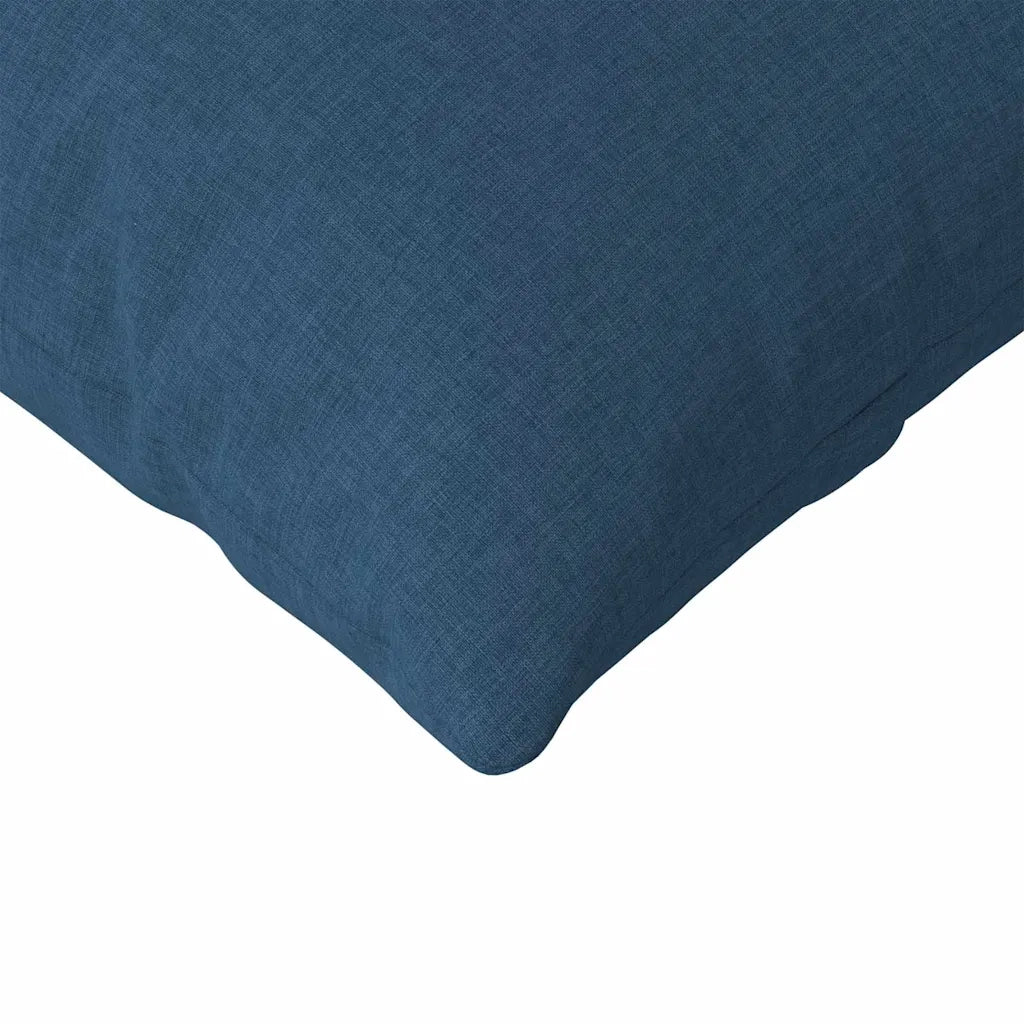Cuscini da Divano 2 pz-Set di 2 Cuscini per Sofa Blu 145 x 40 cm Tessuto