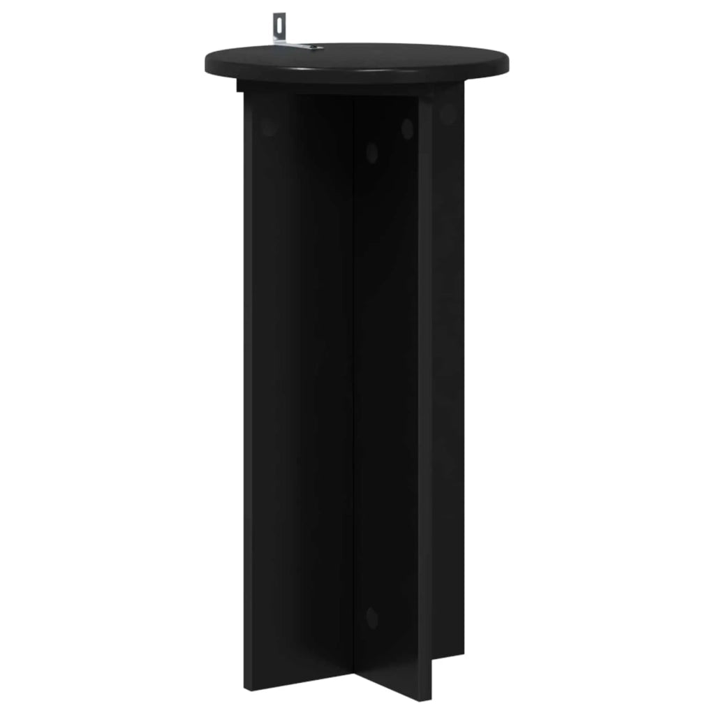 Supporto per piante | Sostegno per piante 2 pz Nero 29,5 x 29,5 x 60 cm