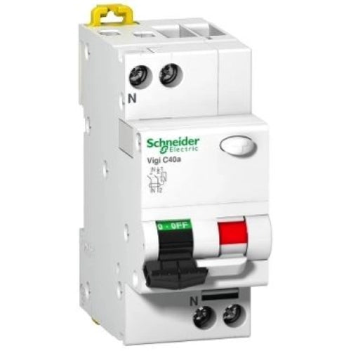 INTERRUTTORE MAGNETOTERMICO DIFF. C40A VIGI 1P+N C 20A 30MA TIPO AC