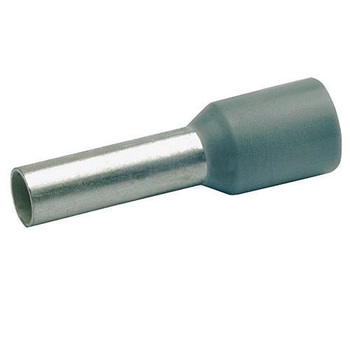 TERMINALE A BUSSOLA DIN GRIGIO 2X0,75 - CONF. 200PZ