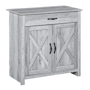 Buffet ¨C zephmum ¨C Legno Effetto Grigio Chiaro 80x39.7x80