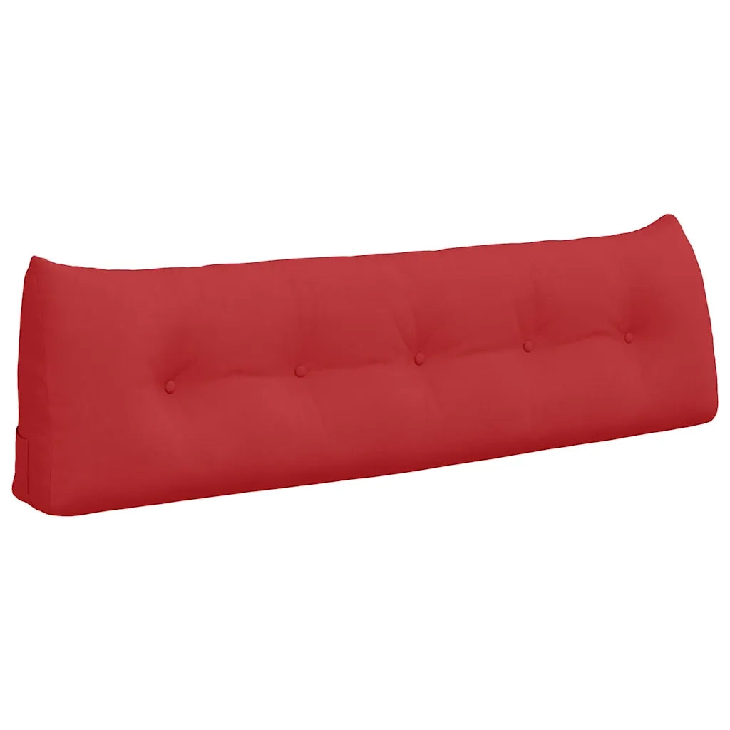 Cuscino per Schiena | Cuscino dorsale Rosso 160 x 24 x 50 cm Tessuto