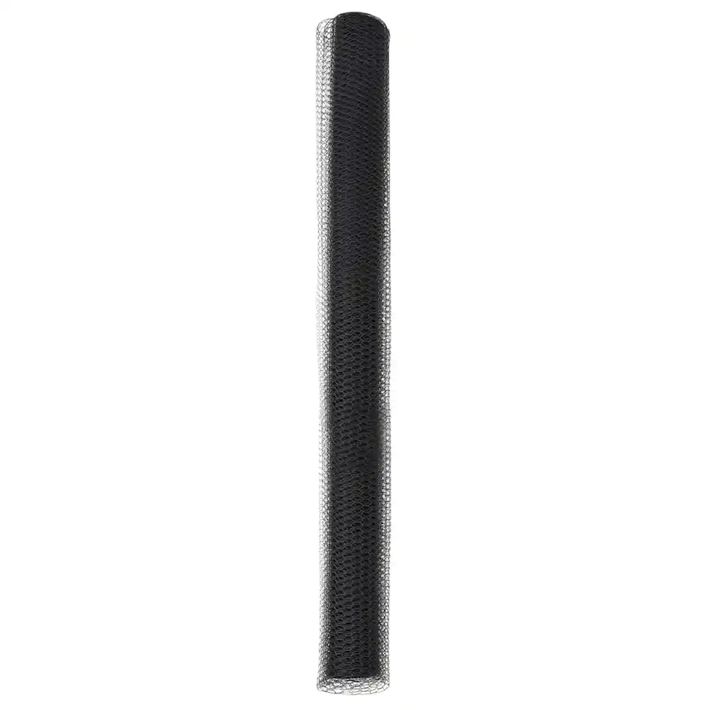 Recinzione Esagonale Grigio 1,6 x 25 m PVC 42005550