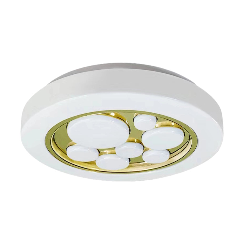 Plafoniera LED Milagro Bubbles Ø39 30W oro telecomando