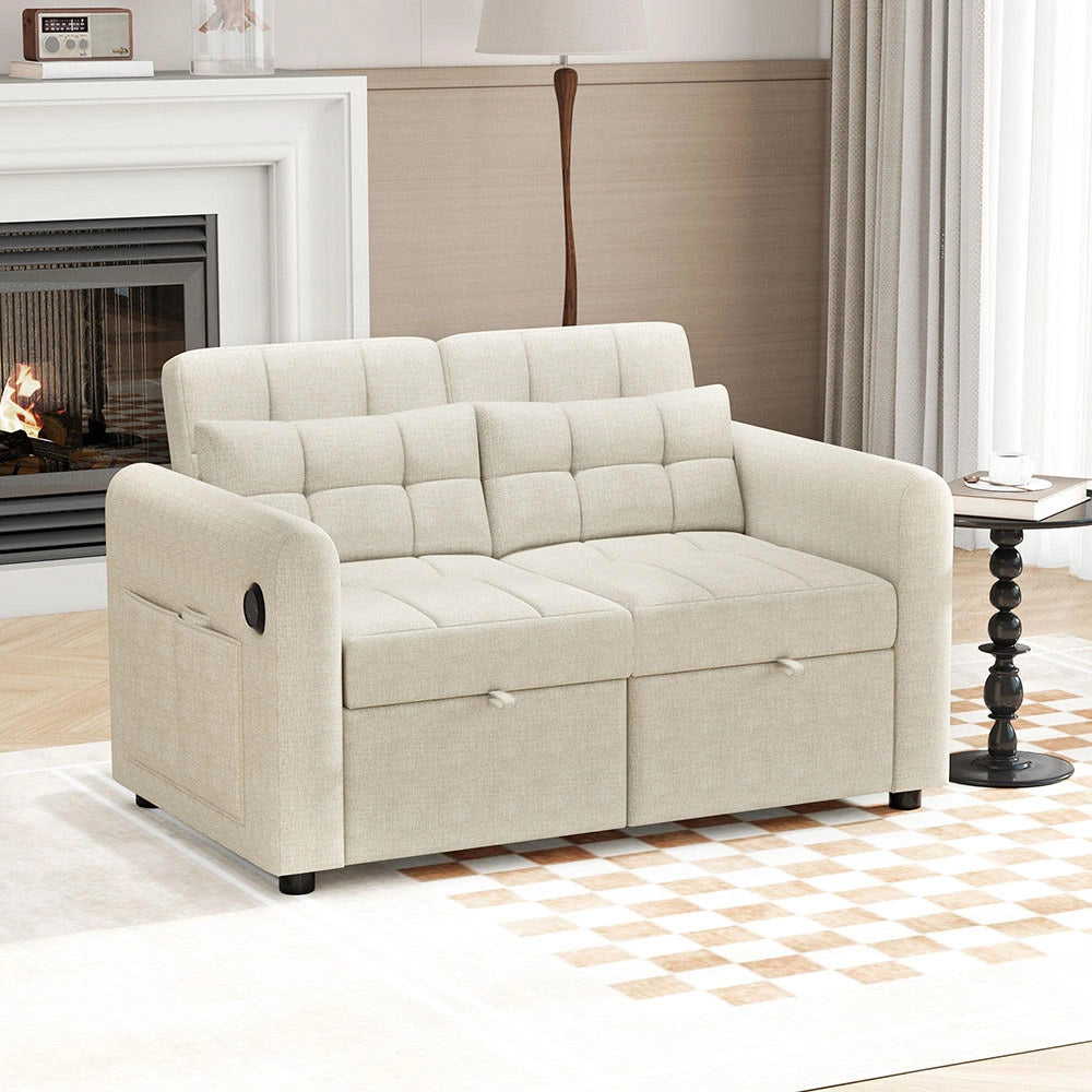 Divano loveseat 3 in 1 - Xylo - Regolabile USB cuscini