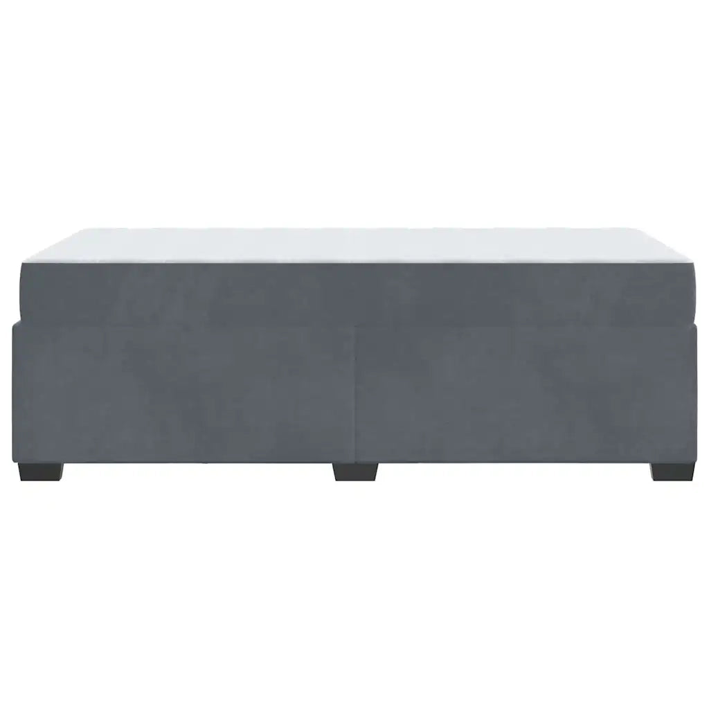 Struttura del letto-Giroletto Grigio scuro 90 x 190 cm Tessuto 574657