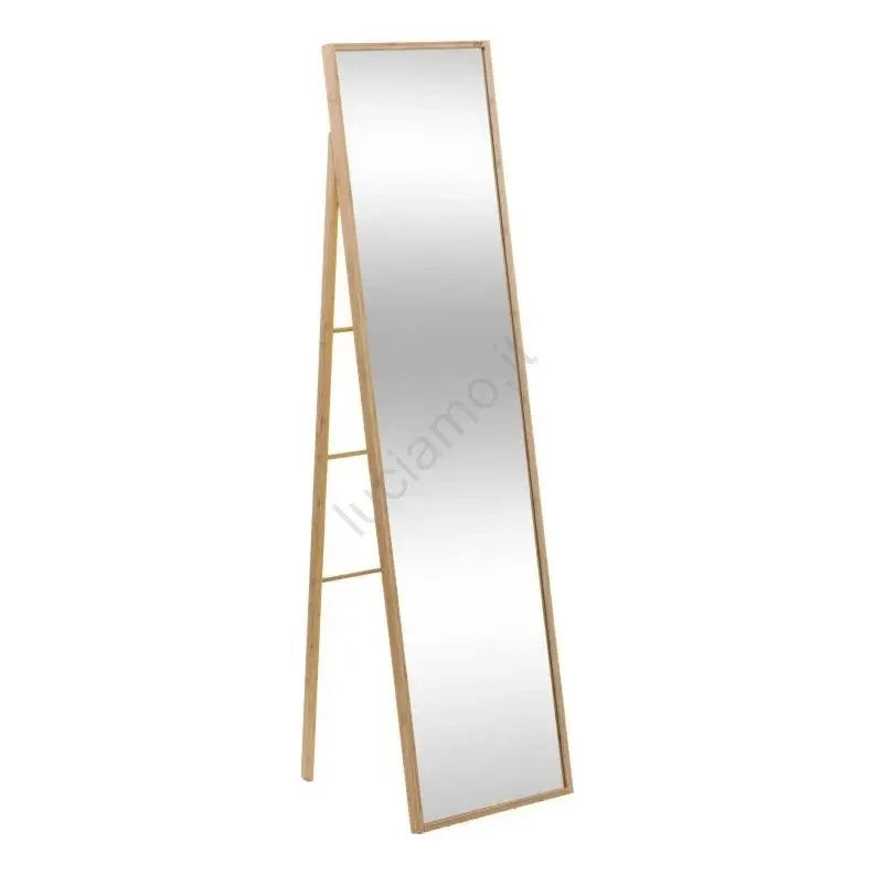 Specchio da terra in bamboo cm 160x41