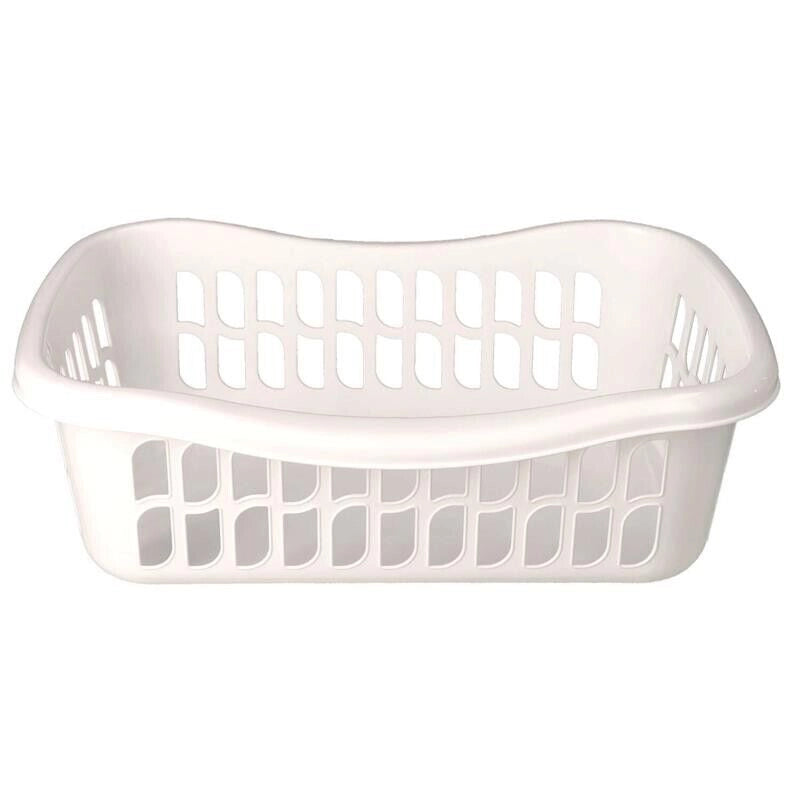 CESTINO BRIO MEDIO MULTIUSO 29X21X10 CM BIANCO PORTABIANCHERIA PORTAOGGETTI