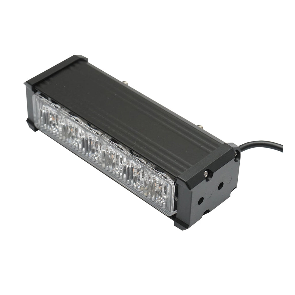 Set di 4 luci stroboscopiche con 6 LED, luce gialla 12V Breckner Germany