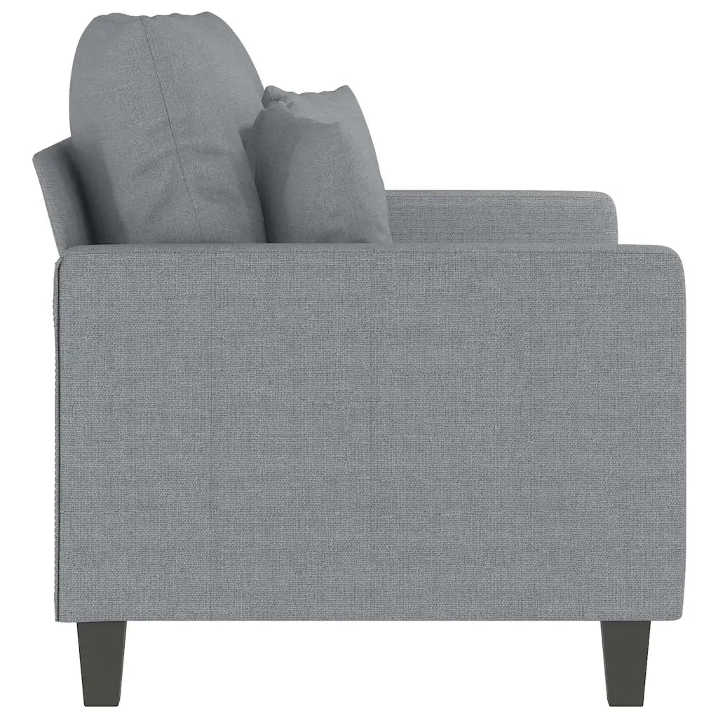 Divano a 2 Posti-Sofa 2 Posti Grigio Chiaro 120 cm in Tessuto 437195