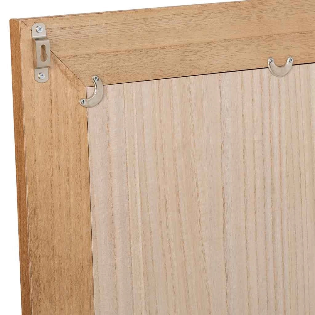 Specchio in legno marrone 60x3x90