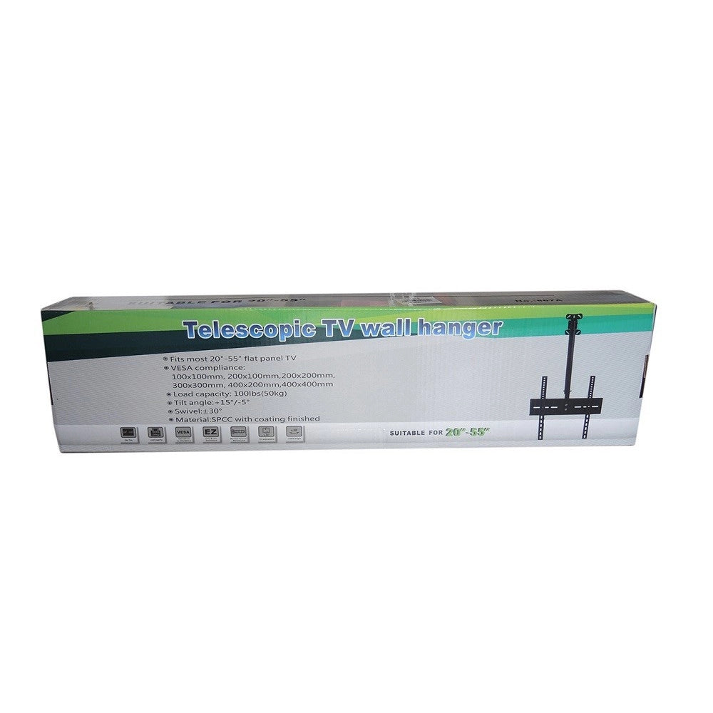 Trade Shop - Supporto Staffa Tv Televisore Lcd Plasma Led Da 20 A 55 Pollici Da Soffitto 807a -