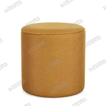 Pouf Olesya senape ø42x43 h