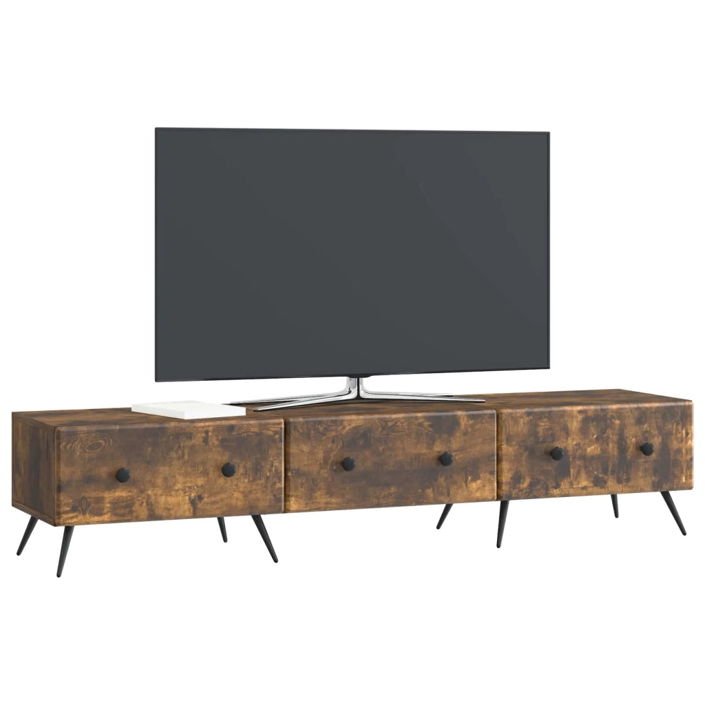 Mobile TV-Credenza per TV Rovere Fumo 147 x 34,5 x 30 cm Legno ingegnerizzato 792117