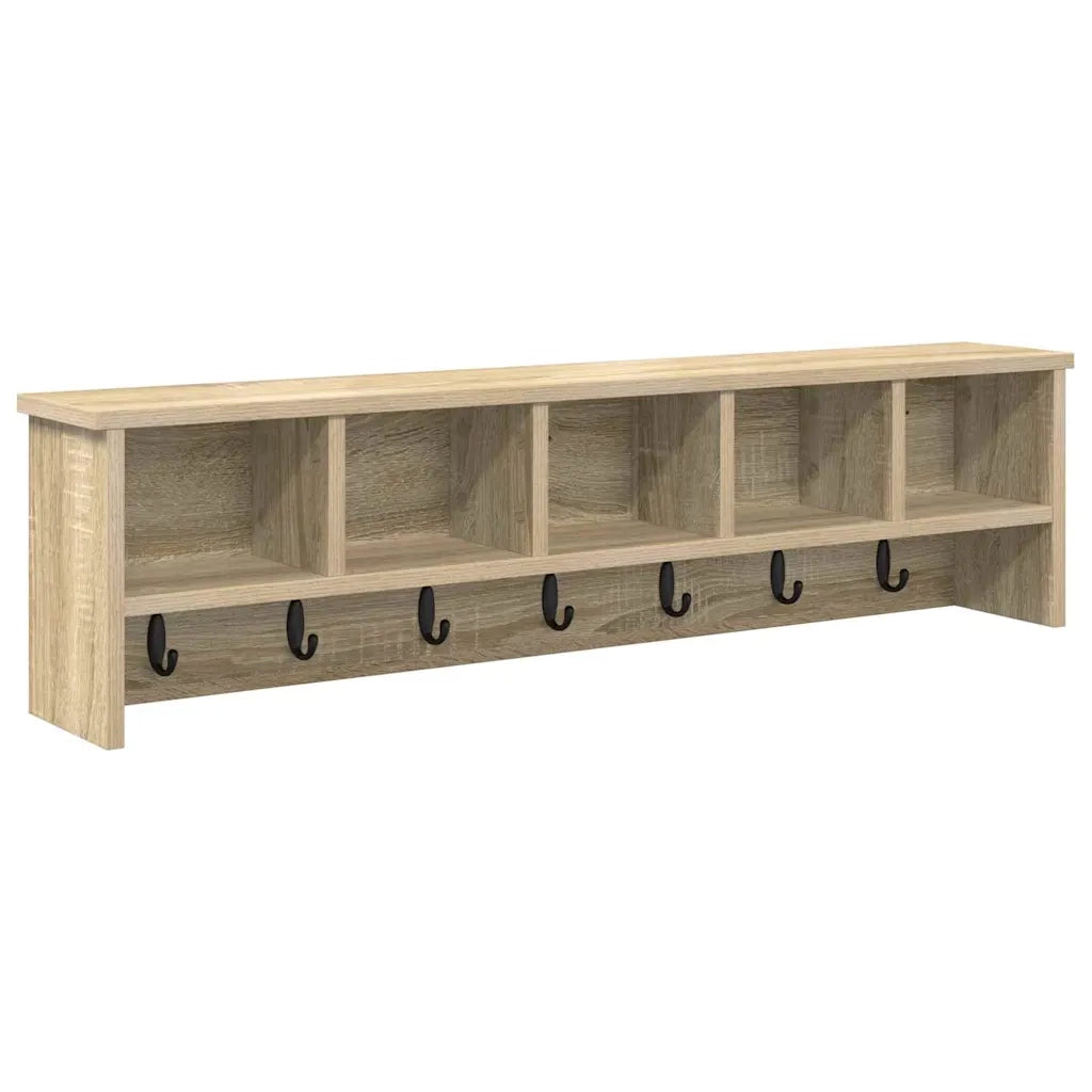 Appendiabiti a muro Rovere Sonoma 100 x 16 x 26 cm CFW9826457