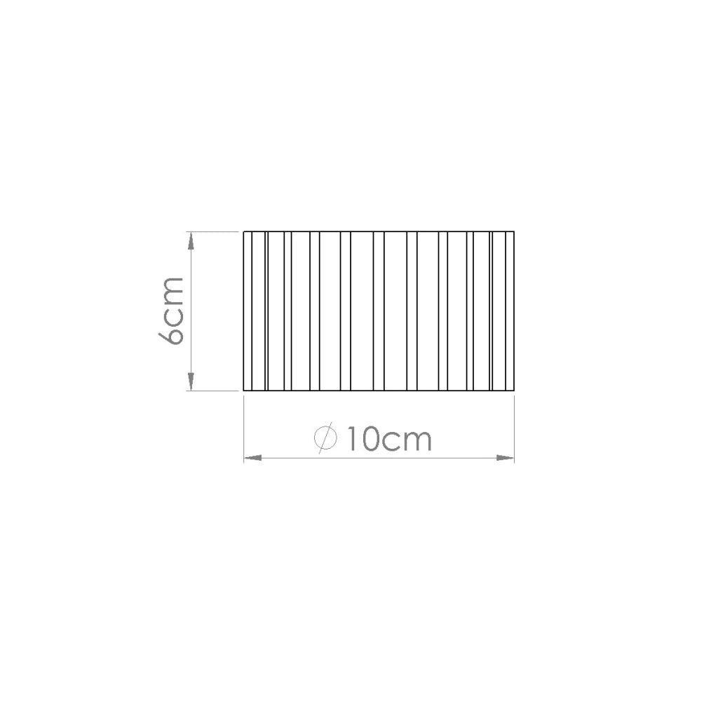 Lampada da soffitto AURA 1 taupe Gx53