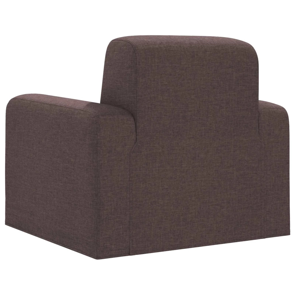 Poltrona Marrone Scuro Tessuto 42042420