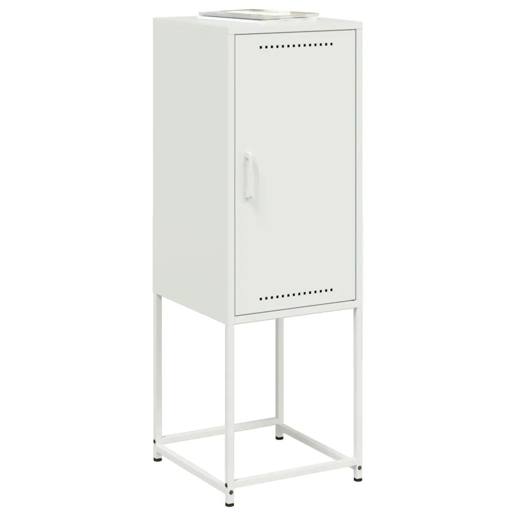 Credenza Bianca 36x39x107 cm in Acciaio 846535