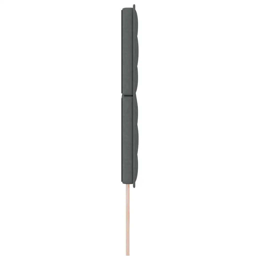 Testiera Grigio scuro 160 cm Tessuto 3337692